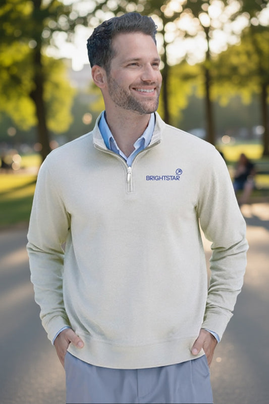 Natural Men's Luxe 1/4 Zip Pullover